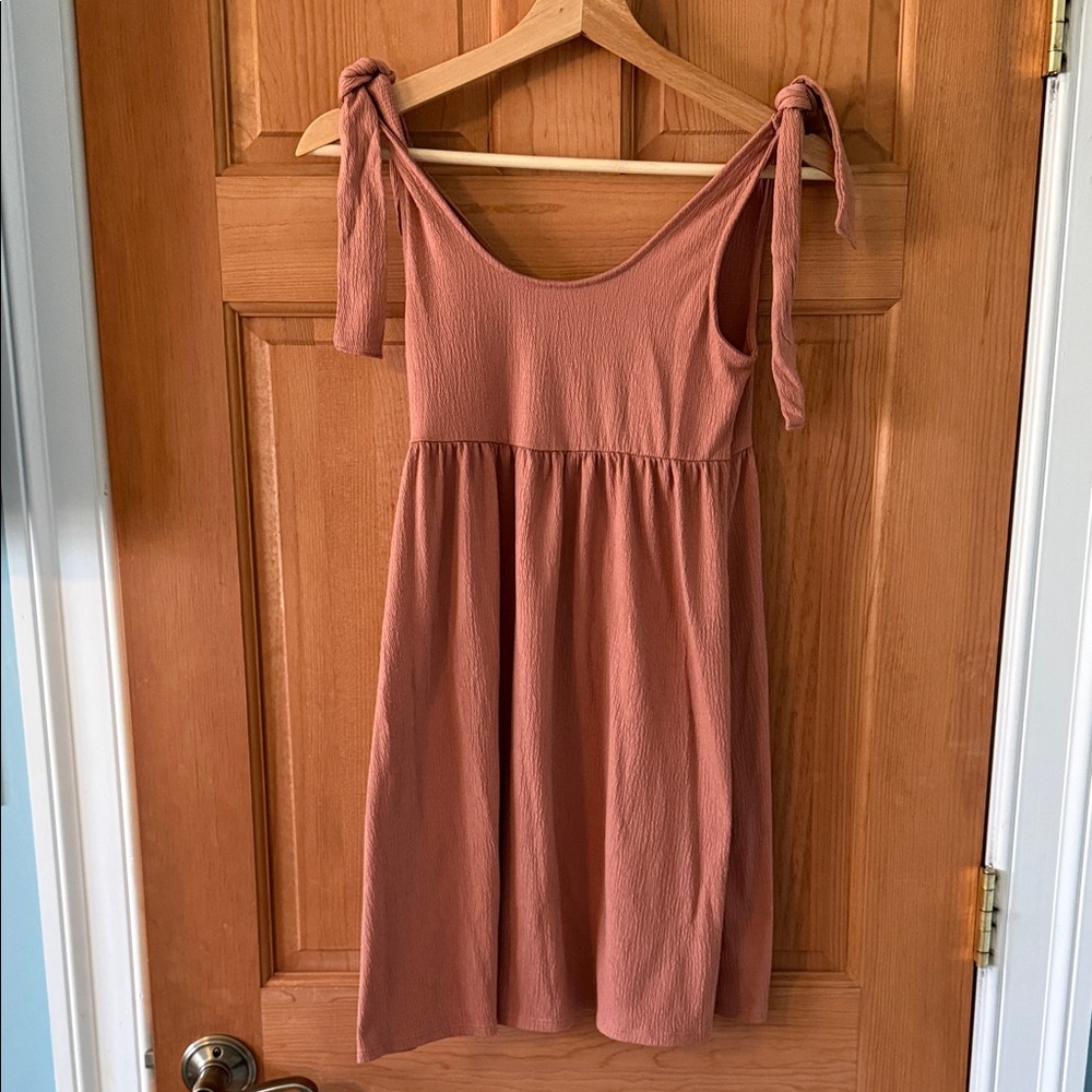 Wild Fable Size Extra Small XS Tie-Shoulder Sundress in Burnt Orange